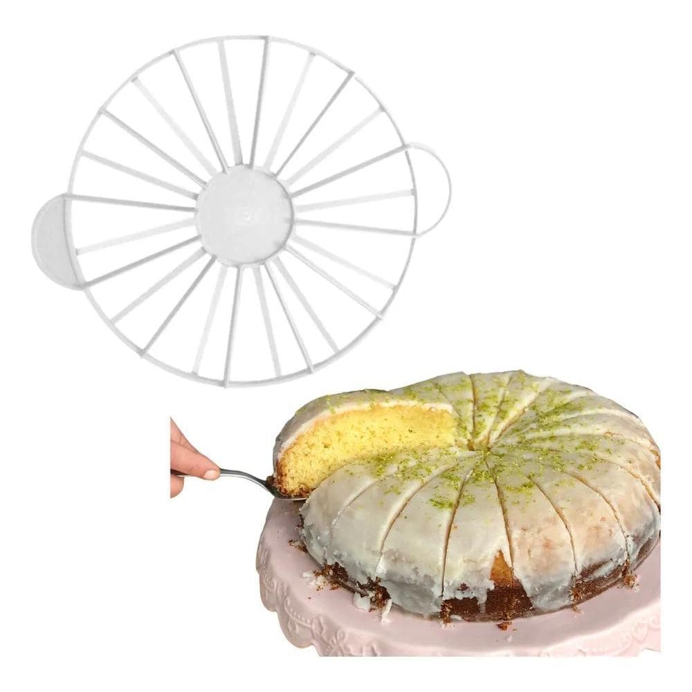 3X Fatia Certa Marcador De Fatias Para Bolo Torta Confeitari