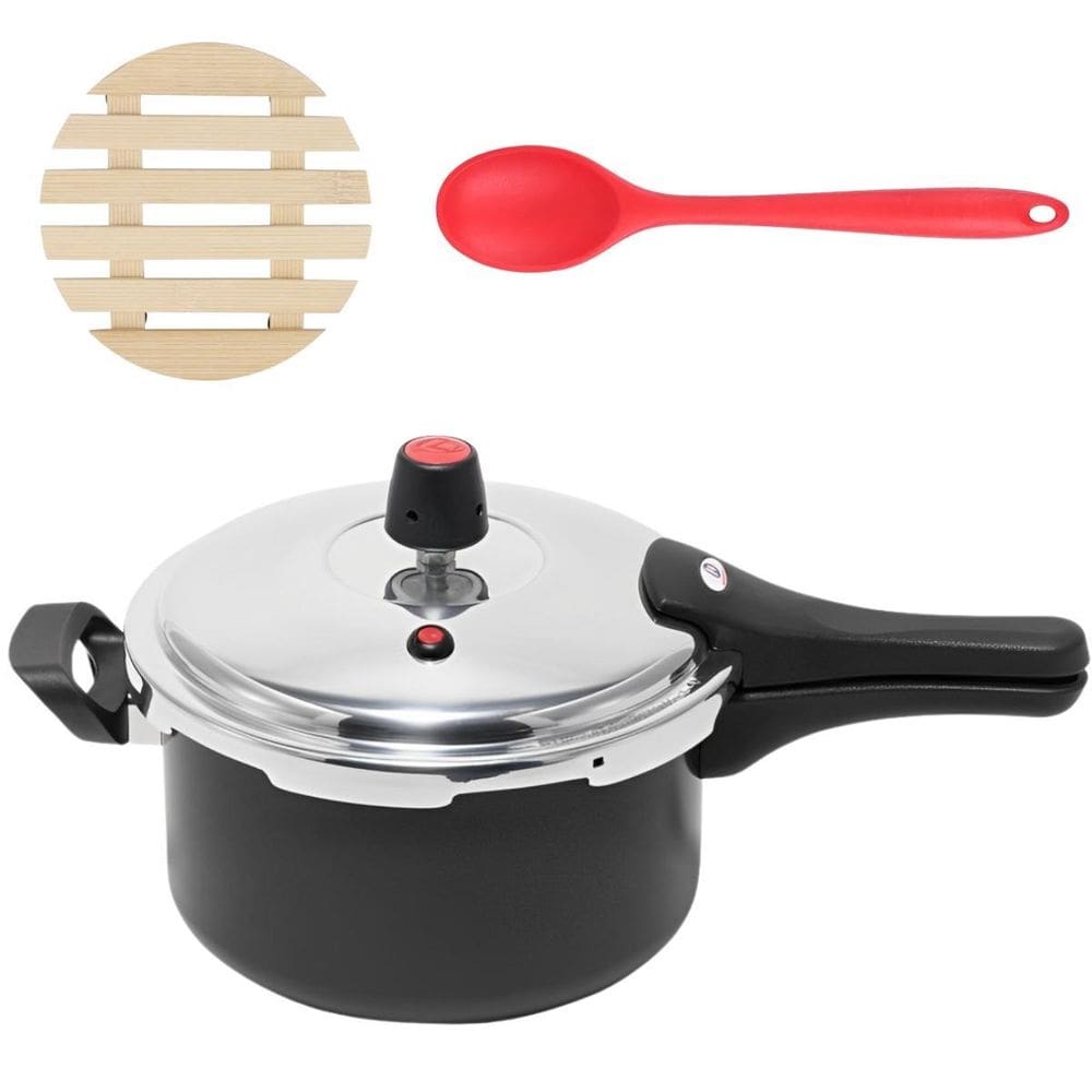 Panela De Pressão 3L Fechamento Externo + Descanso + Colher