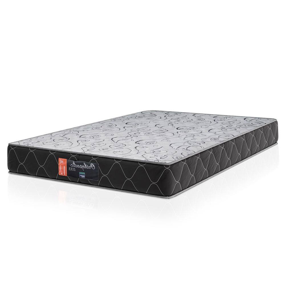 Colchao Casal  Misto Iso 100 D33 Grafite 20x138x188 - Comfort Prime Orthopedic