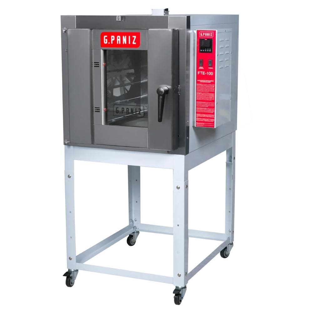 Forno Turbo Gpaniz Elétrico 5 Esteiras Epóxi Monofásico 220V FTE 100