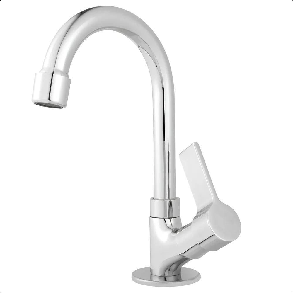 Torneira Lavatorio Para Banheiro Bica Movel Metal