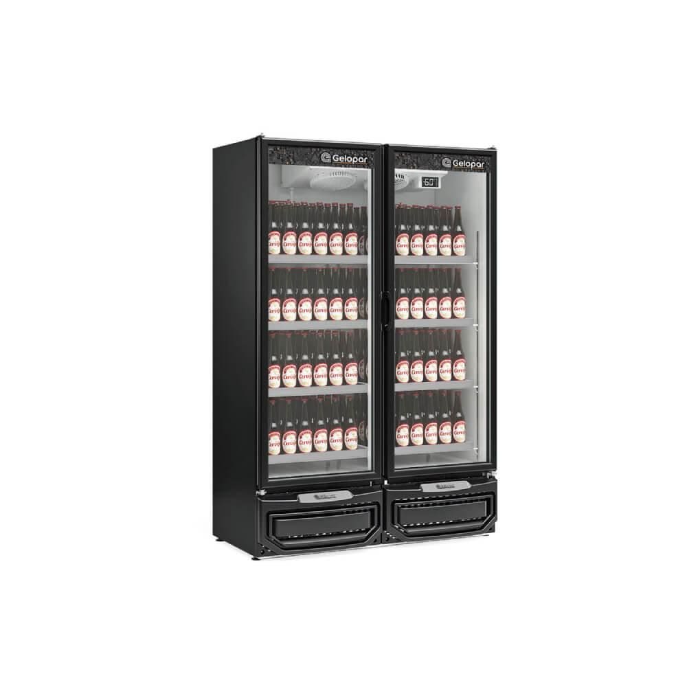 Refrigerador Vertical Conveniência GeloparFrost Free 957 Litros 2 PortasGCBC-950 Preto - 220V