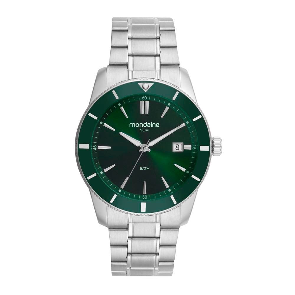 Relogio Mondaine Masculino Ref: 32947g0mvne4 Casual Prateado