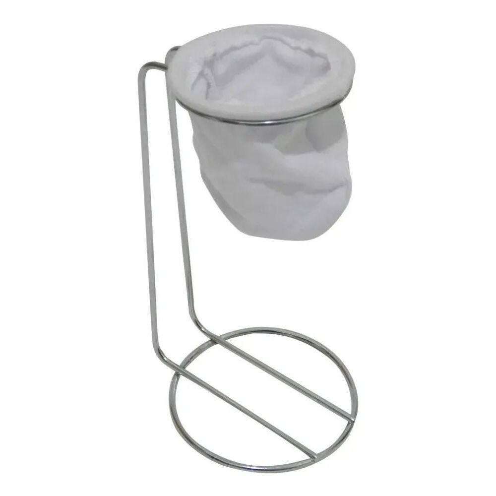 Mini Coador De Café De Pano Individual Com Suporte