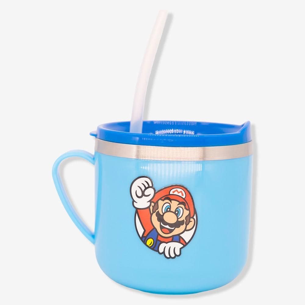 Caneca Flip Infantil Super Mario
