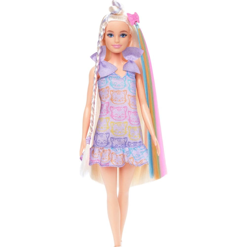 Boneca moderna Barbie Fun & Fancy com cabelo extra longo e 2 looks