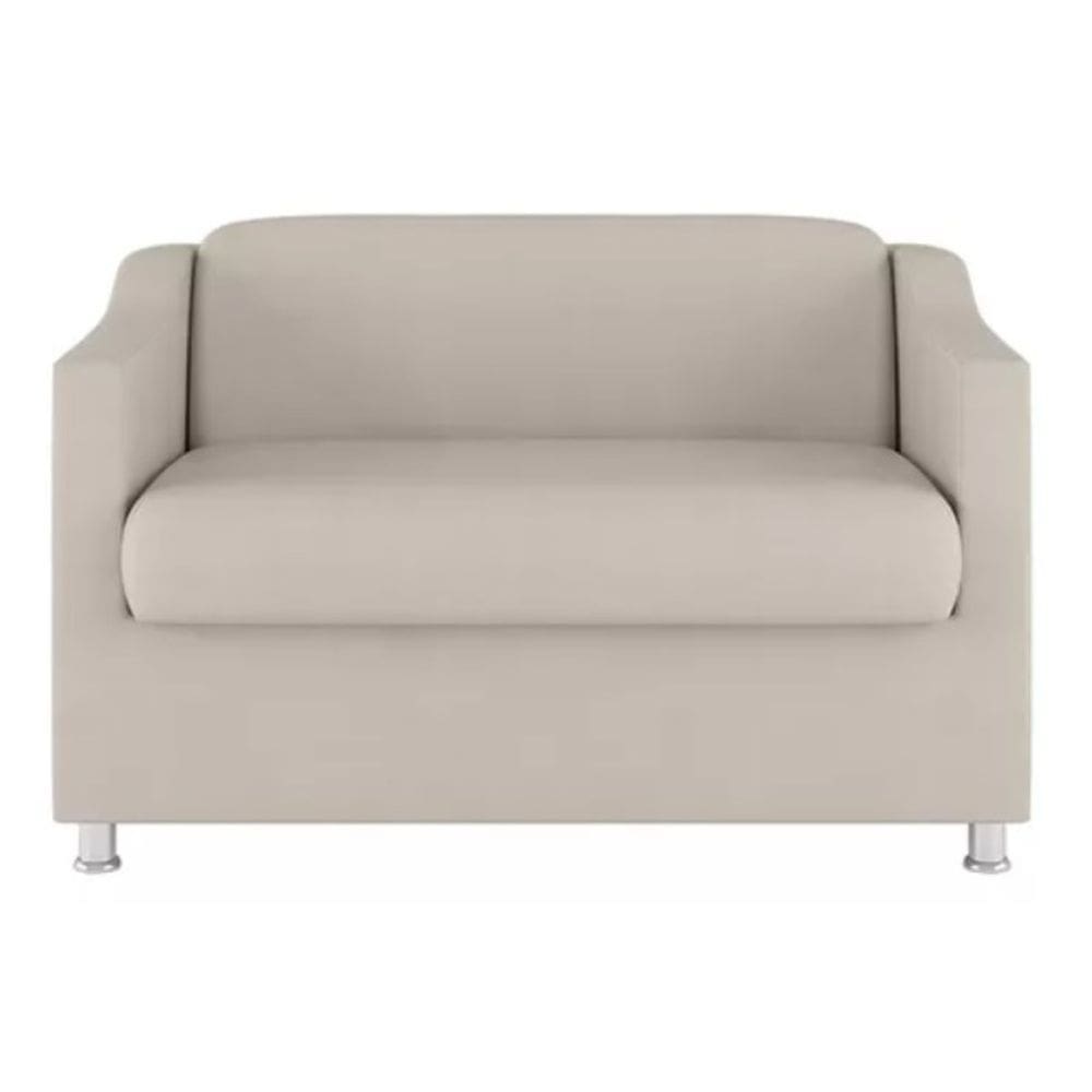 Namoradeira Bia Decorativa Reforçada Recepção Clinica Salão Sala De Estar Courino