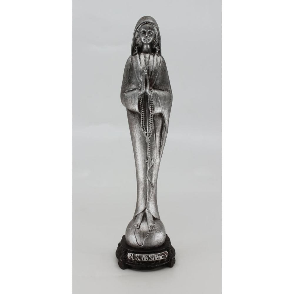 Nossa Senhora do Silêncio - 20 cm - Prateado