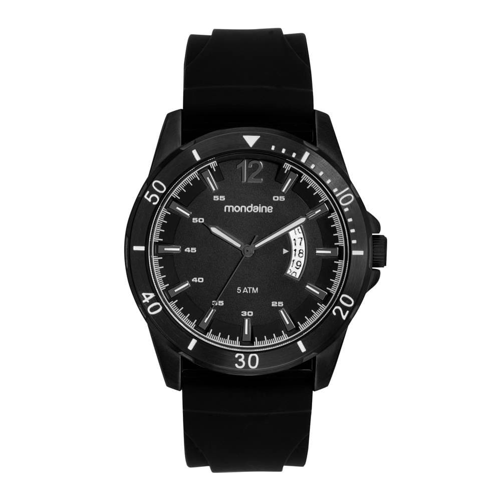 Relogio Mondaine Masculino Ref: 36000gpmvpi2 Esportivo Black