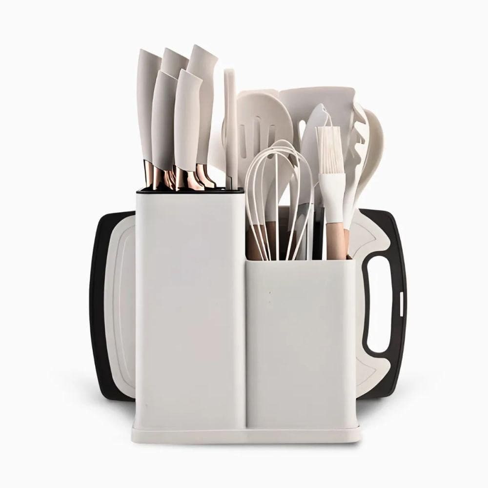 Kit Utensílios De Cozinha Jogo Completo 19 Peças