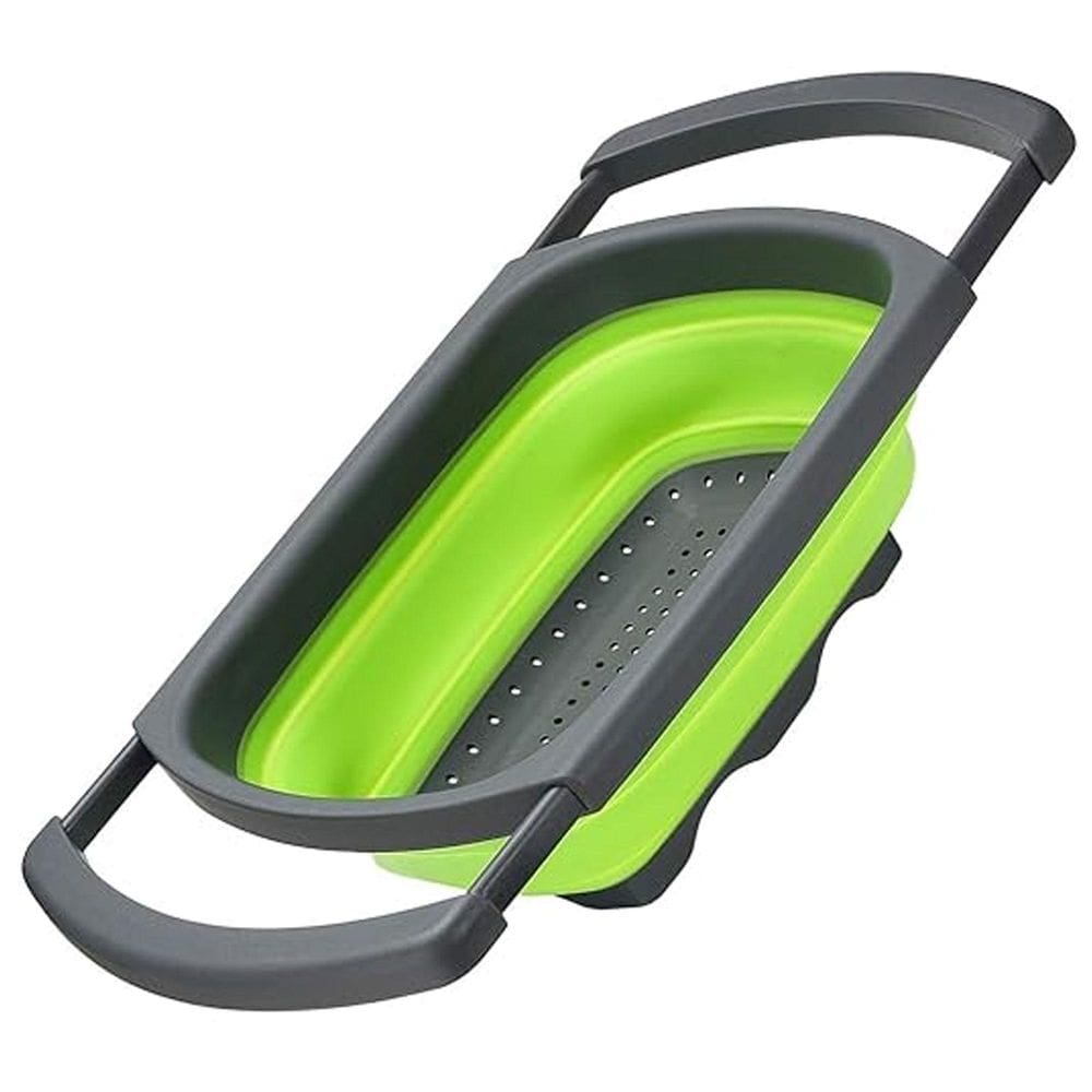 Escorredor De Silicone Dobrável Retrátil Retangular Macarrão