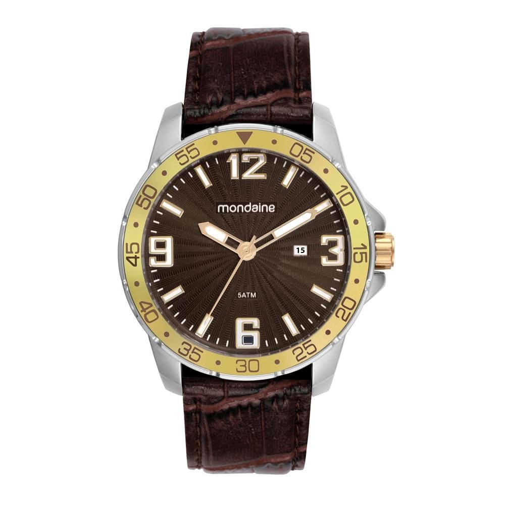 Relogio Mondaine Masculino Ref: 99829g0mvnh2 Casual Bicolor