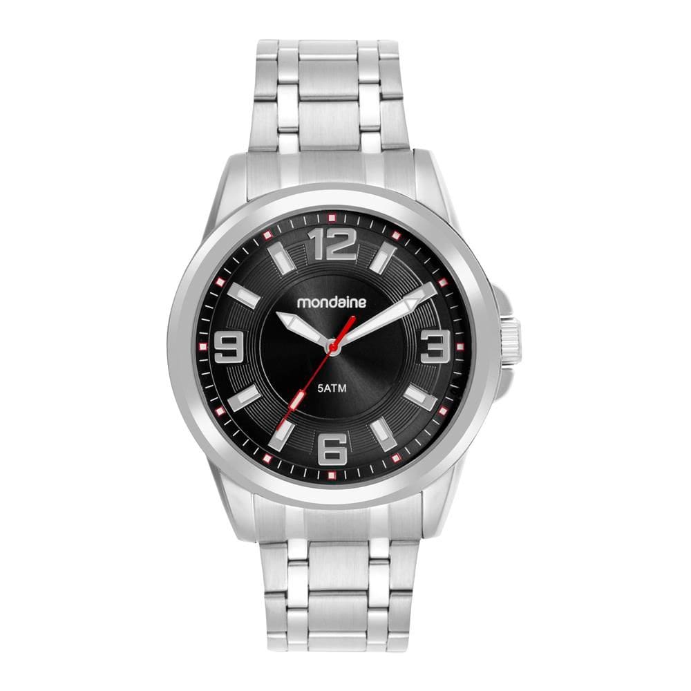 Relogio Mondaine Masculino Ref: 83523g0mvne2 Casual Prateado