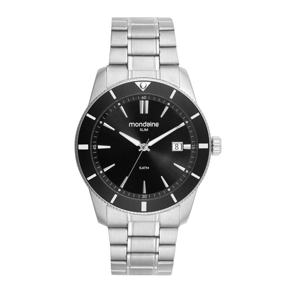 Relogio Mondaine Masculino Ref: 32947g0mvne3 Casual Prateado