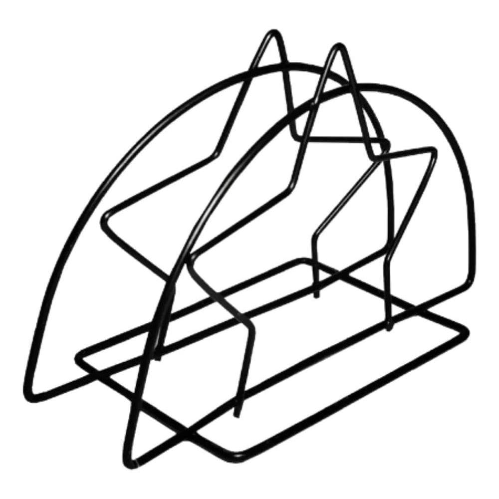 2X Suporte Porta Guardanapo Mesa Inox Prateado Unitário 13,5