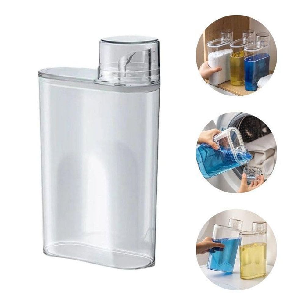 Pote Dispenser Multiuso 1,2 Litros Transparente Hermético