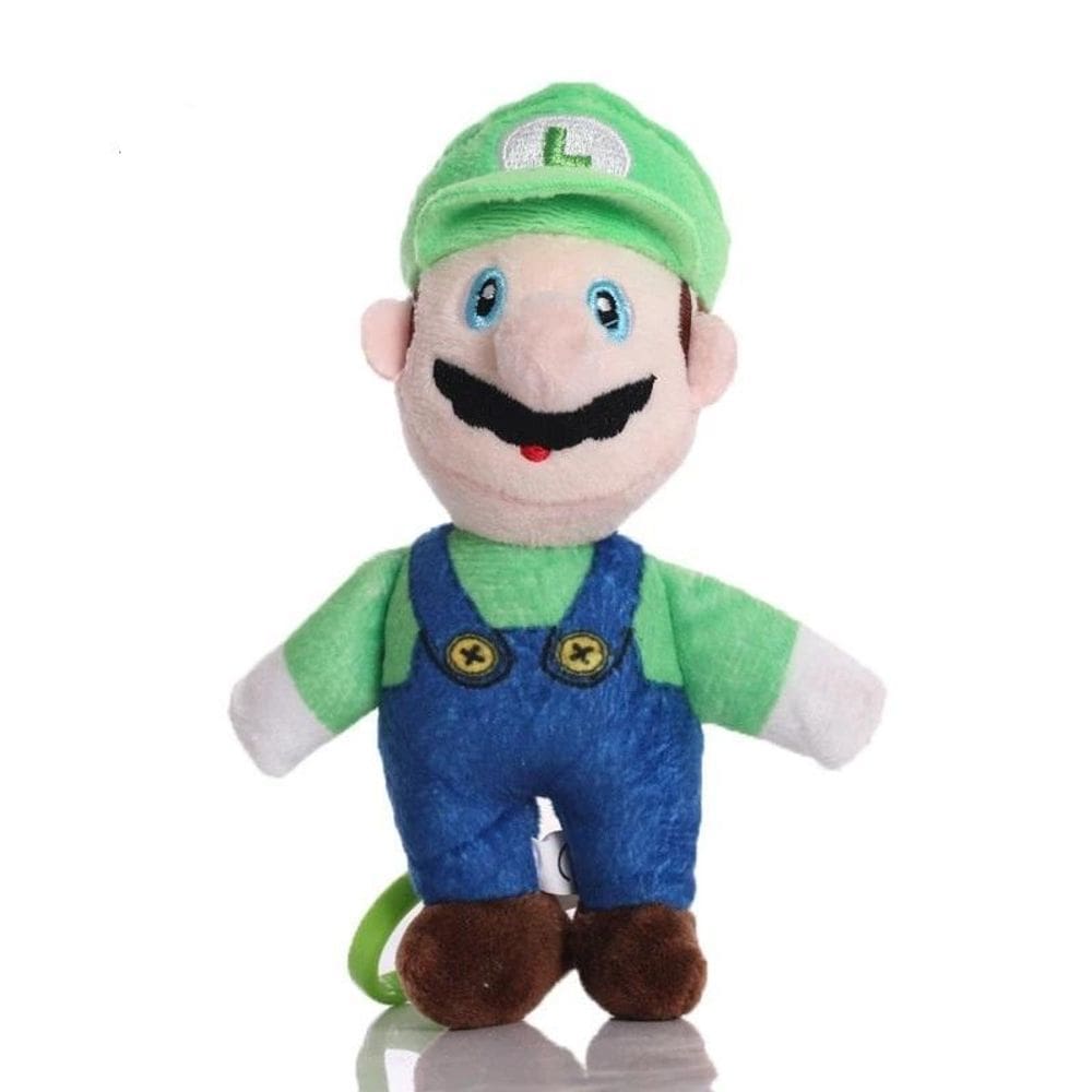 Chaveiro De Pelúcia Super Mario Bros E Luigi 15Cm - Luigi