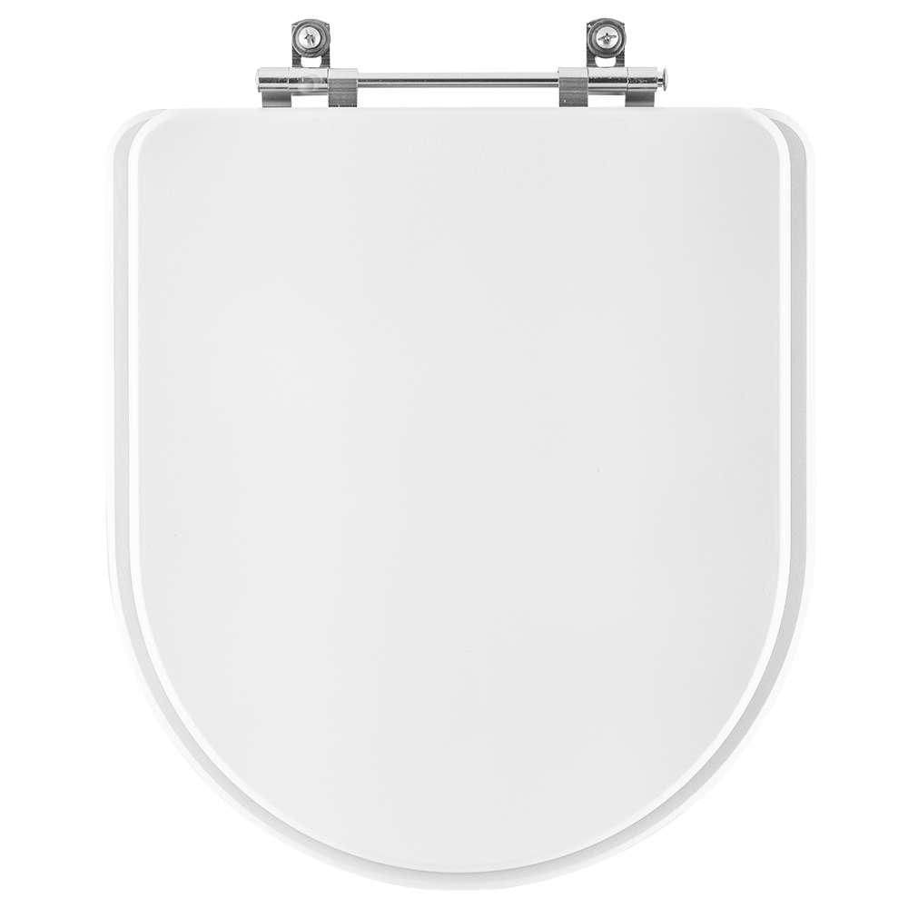 Assento Sanitario Laqueado Turquesa Branco para vaso Pettra 6lpf