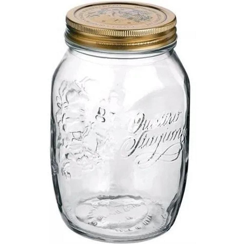 2X Pote De Vidro Quattro Stagioni 500Ml Para Condimentos Bor