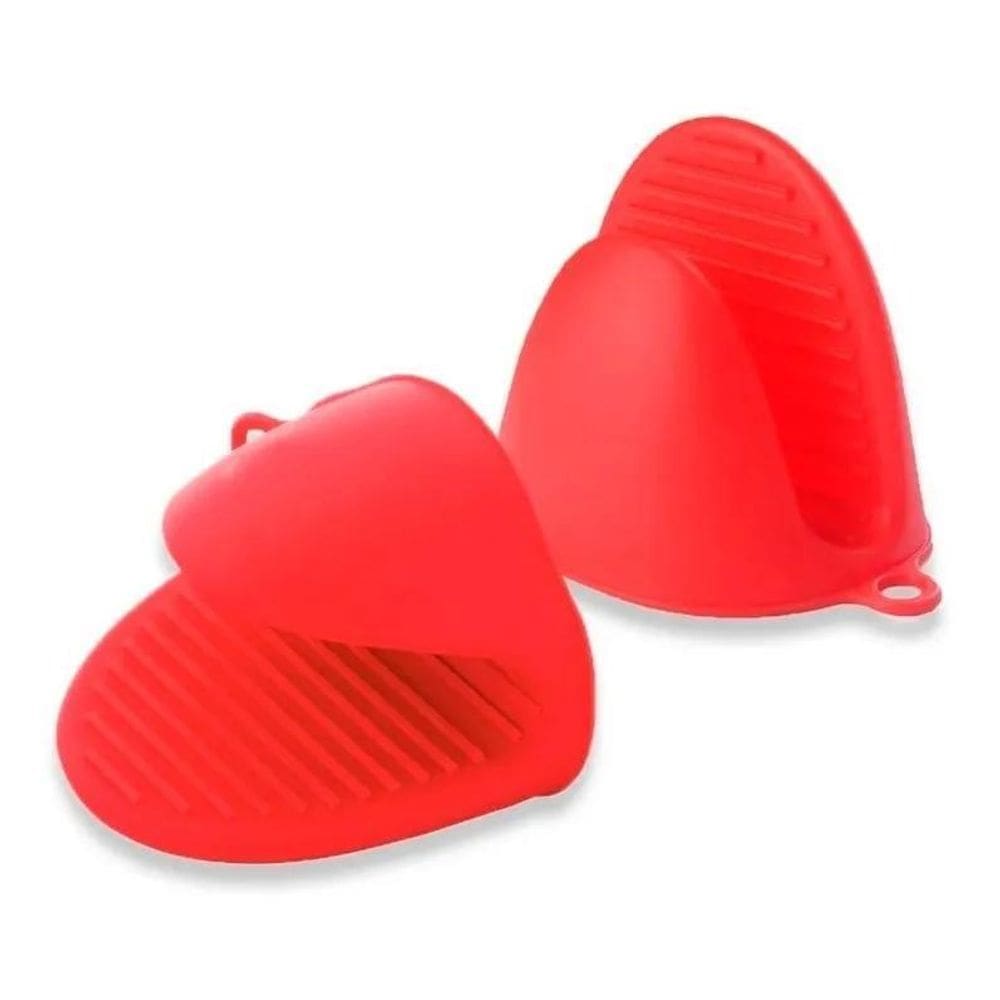 2X Kit 2 Luvas Termica De Cozinha Luva De Silicone Forno Fog