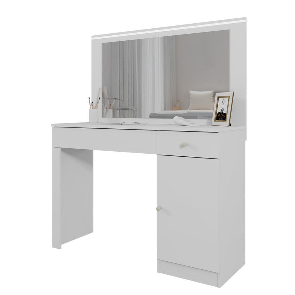 Penteadeira Camarim Nina 1 Porta e 2 Gavetas - Mobler