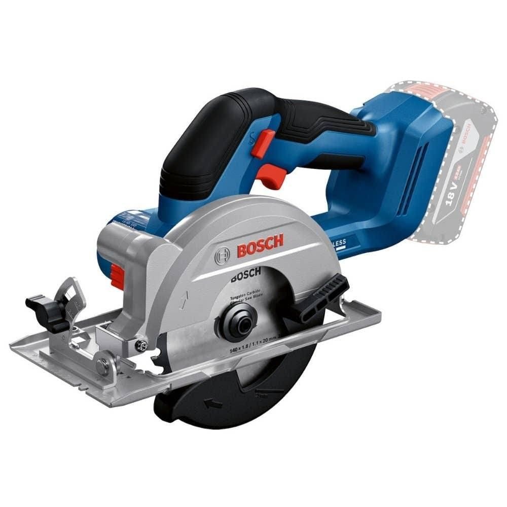 Serra Circular 5.1/2 POL 18V Brushless GKS 18V-51 Sem Bateria e Carregador BOSCH