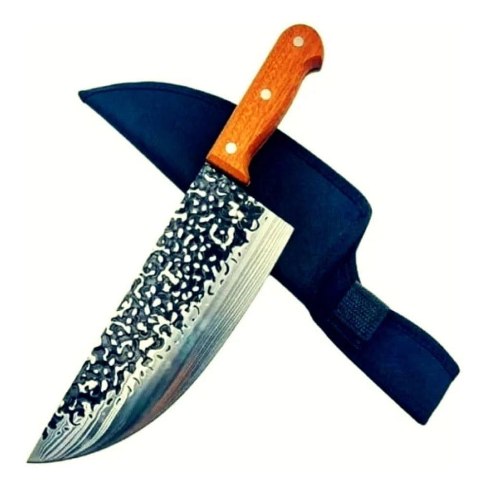 2X Faca Cutelo Artesanal Churrasco Inox Premium