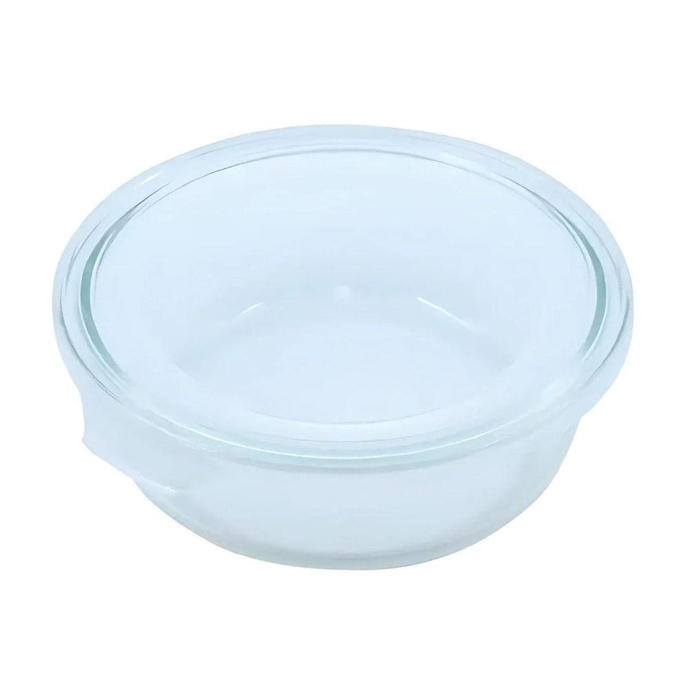 Pote De Vidro Borosilicato Redondo Com Tampa 620Ml