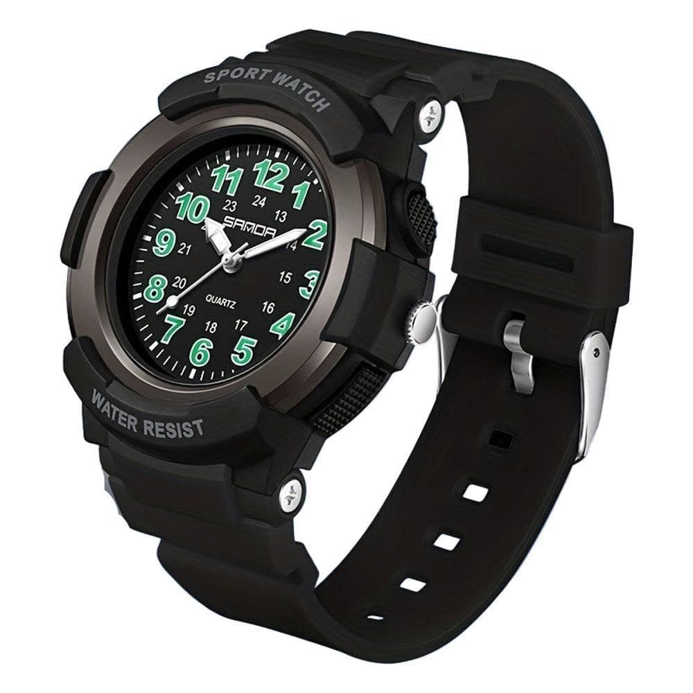 Relógio De Quartzo Sandavisor Analógico Minimalista Preto