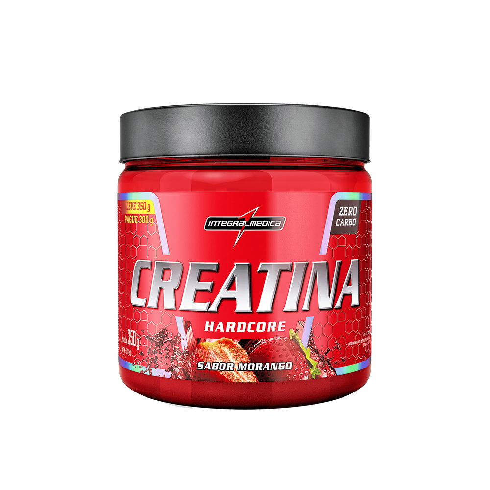 Creatina Hardcore Integralmédica com sabor 350g