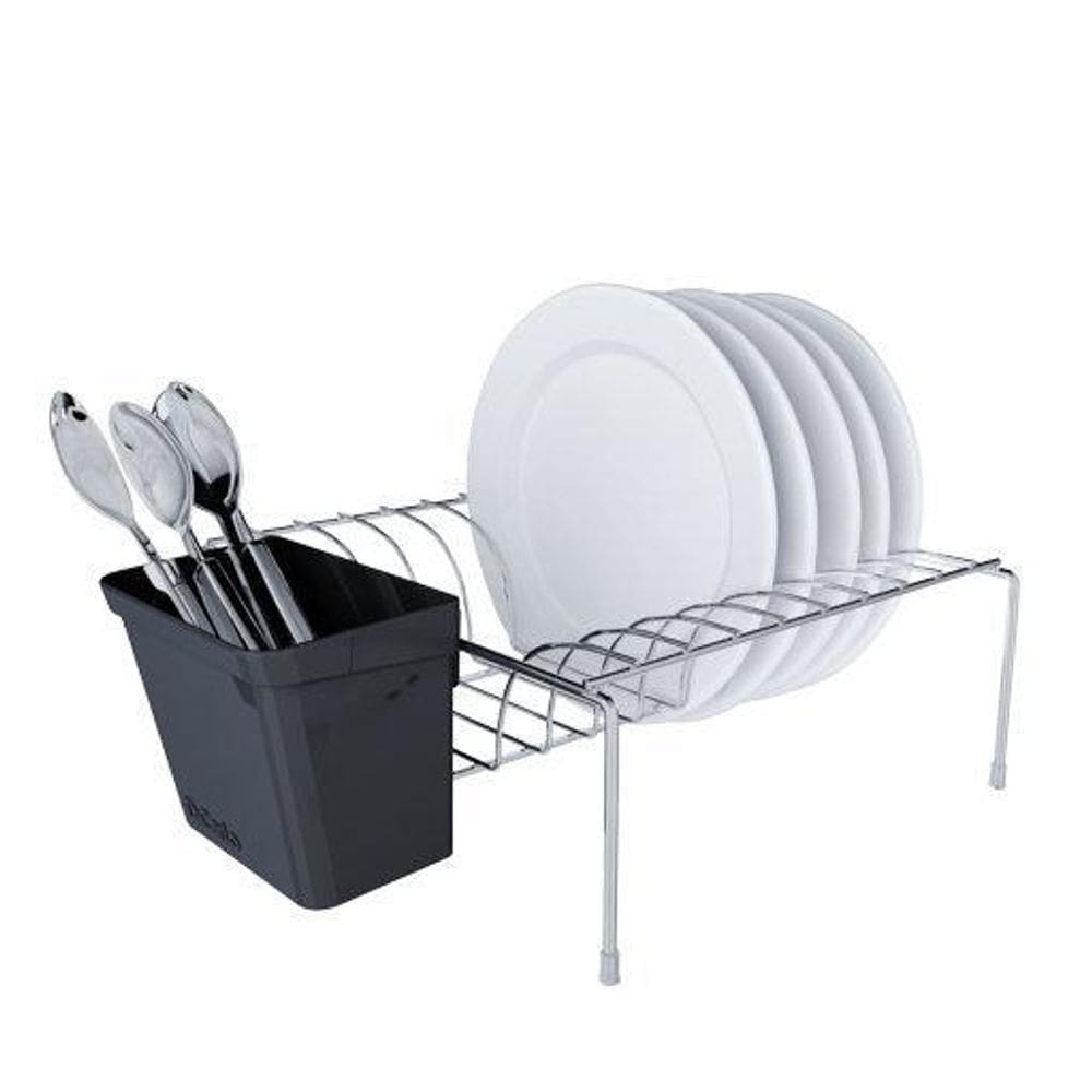 Escorredor Louças Vertical 8 Pratos Otimizee Cromado