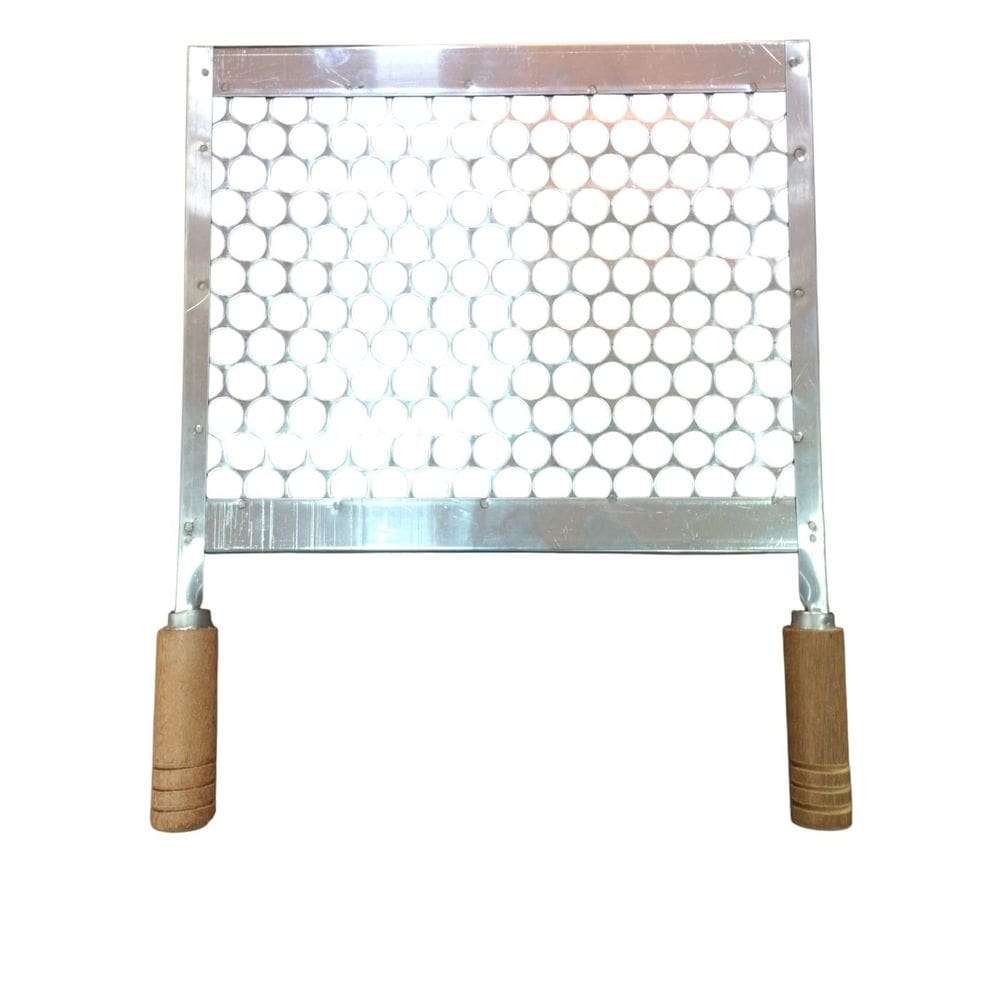 Grelha Moeda Em Aco Inox Resitente 37X28 Cm