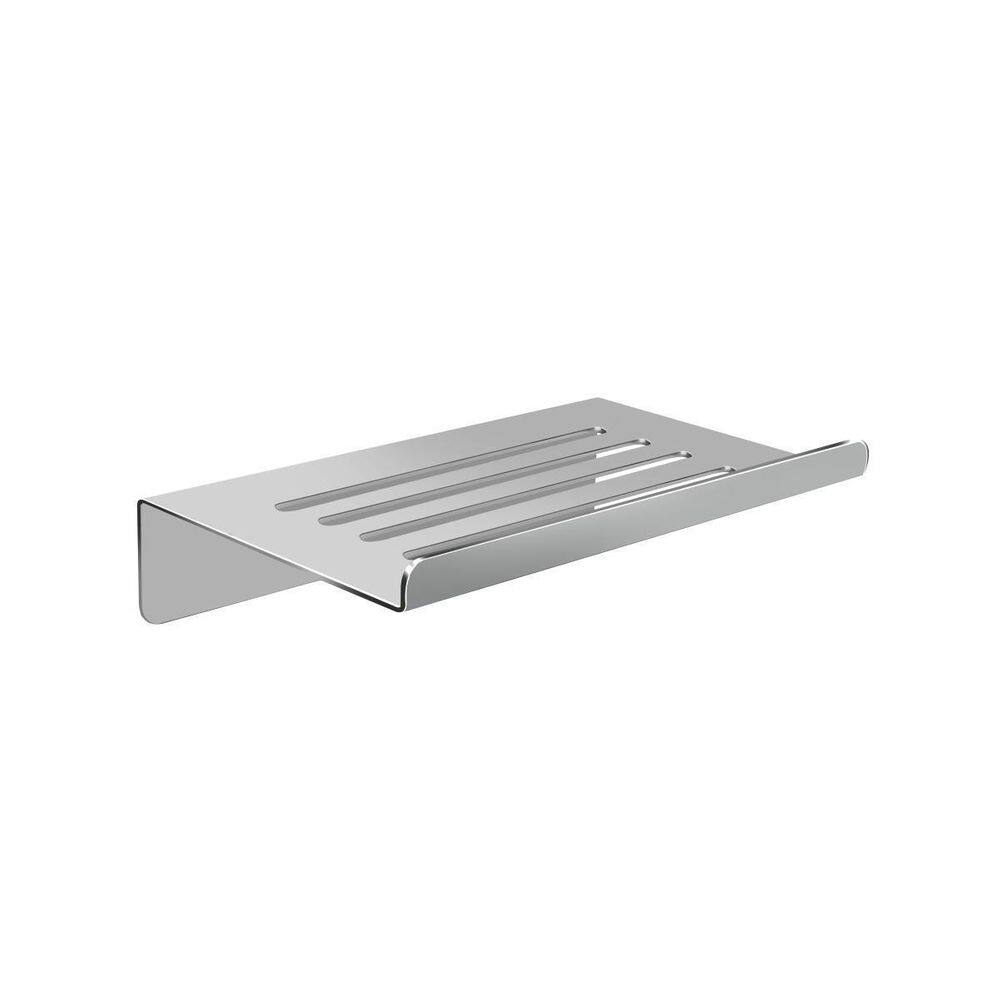 Saboneteira Para Banheiro Escovado Grega Aço Inox 14Cm