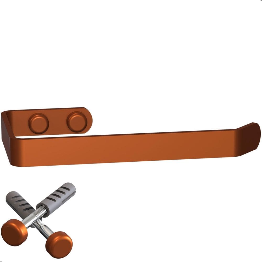 Suporte Porta Papel Higiênico De Parede Rose Gold Plus