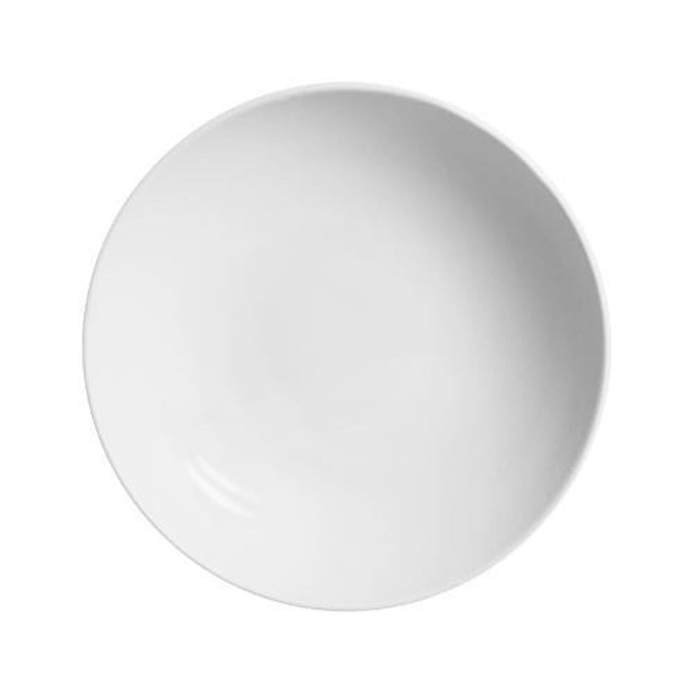 Conjunto Com 6 Pratos Fundo Coup Branco Liso 25Cm