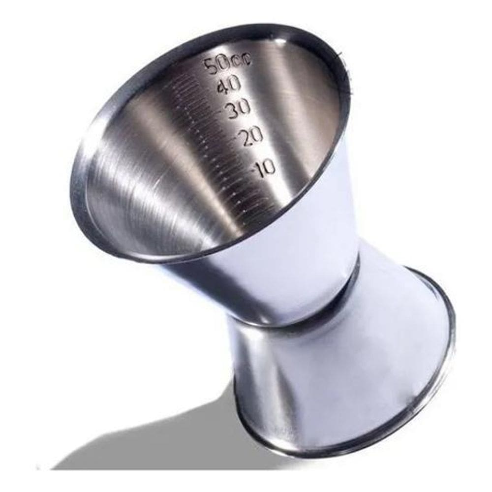 2X Dosador De Bebidas Duplo Marcação 30Ml E 50Ml Barpro Cor