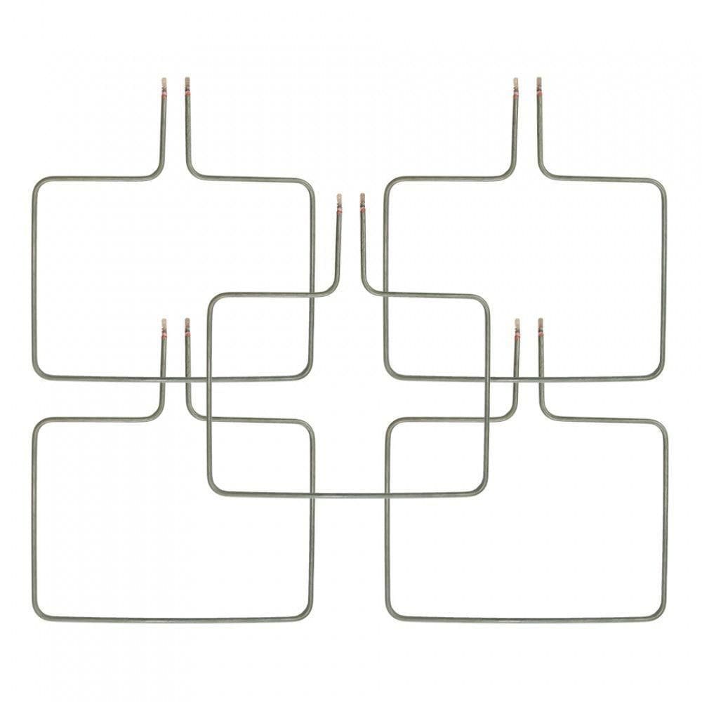 Kit Resistência Superior Para Fornos Embutir 110V 5 Peças Verde 110V