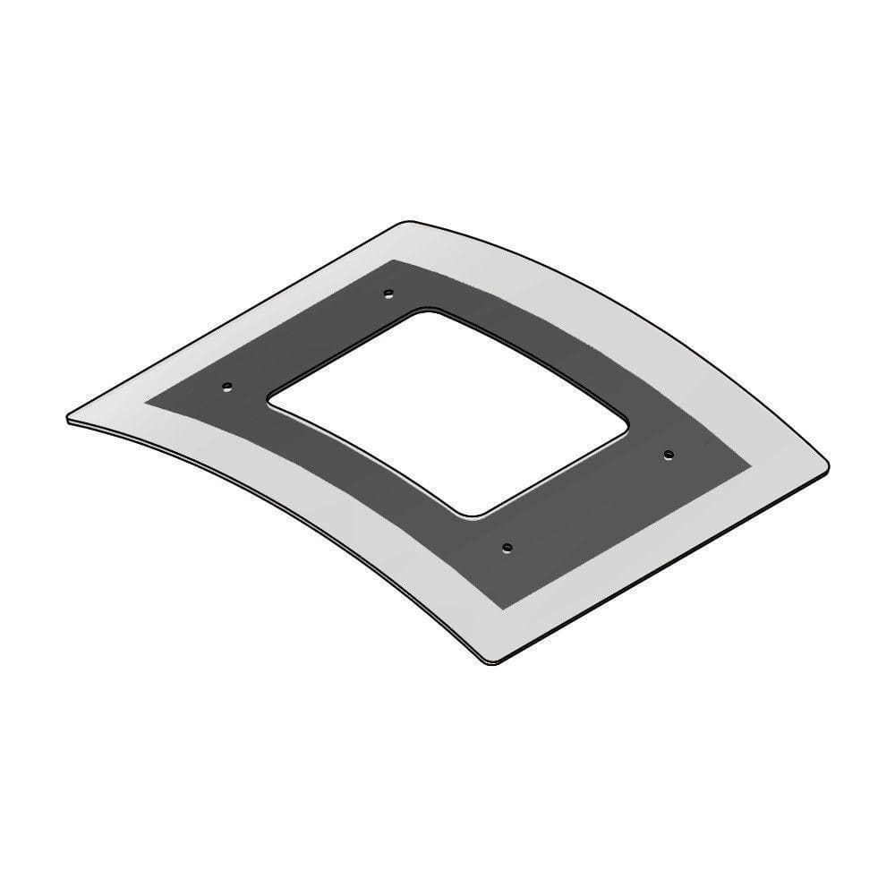 Vidro Curvo Para Coifa De Ilha 75 Cm