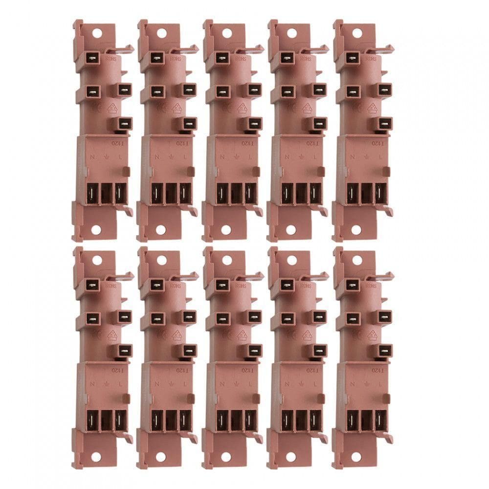 Kit Usina Para Cooktop De 4 Bocas - 10 Peças Vermelho Bivolt