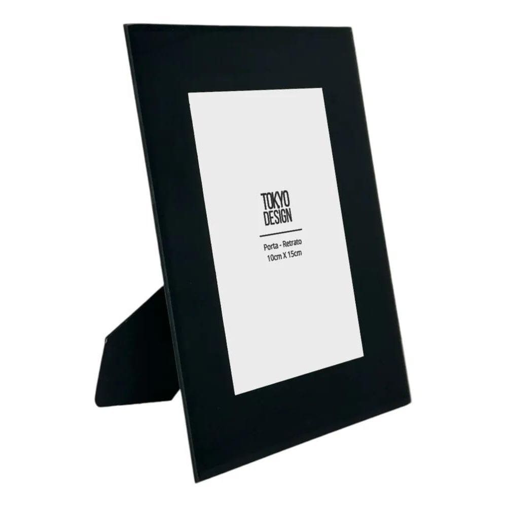 2X 01 Porta Retrato 10X15 De Mesa Luxuoso Espelhado