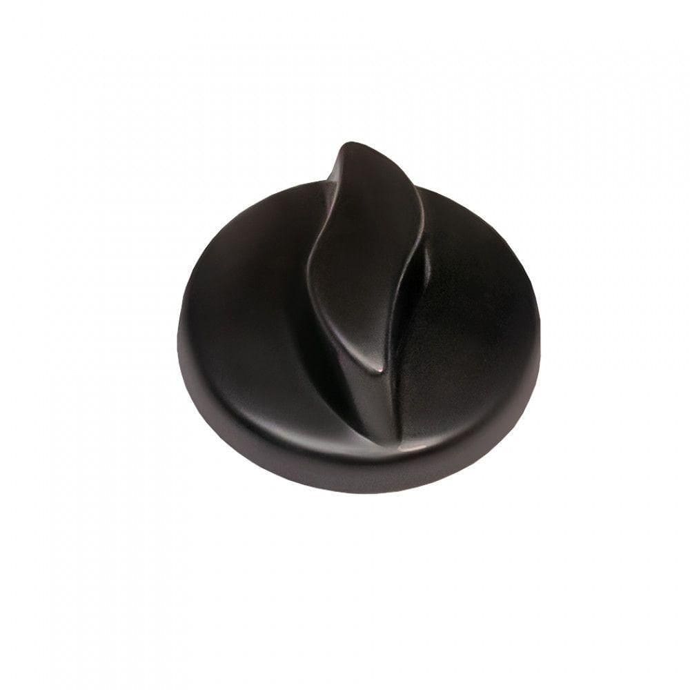 Botão Manípulo Em S Cor Preto Para Cooktop Preto