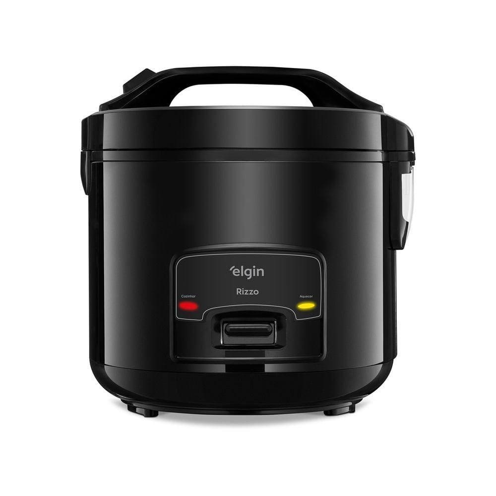 Panela Elétrica de Arroz Rizzo 5 Xícaras 400W Preta com Acessórios 110V