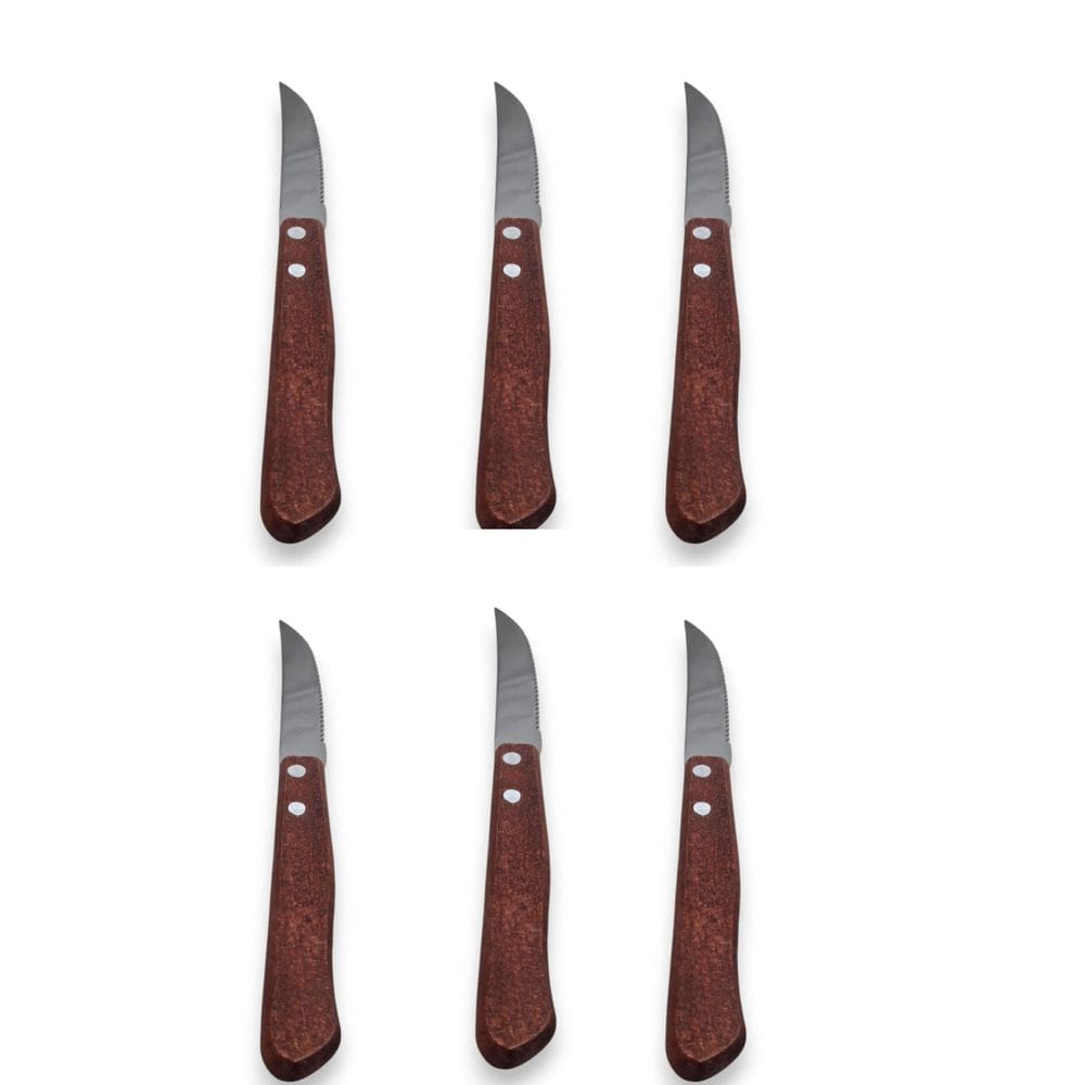 Kit 6 Facas Conjunto Jogo De Facas De Cozinha