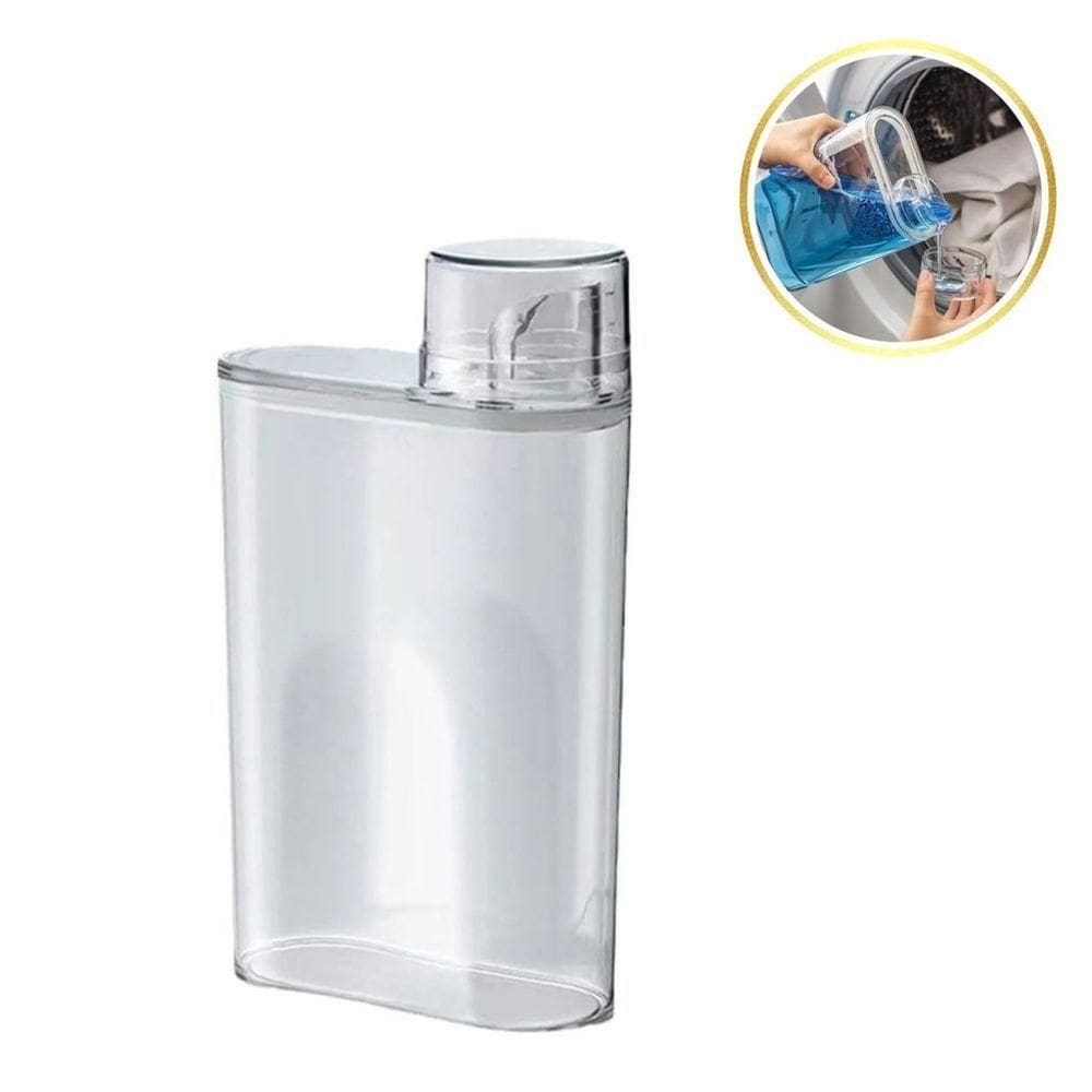 Pote Dispenser Com Copo Dosador E Tampa Hermética Com Trava Multiuso 2000ml