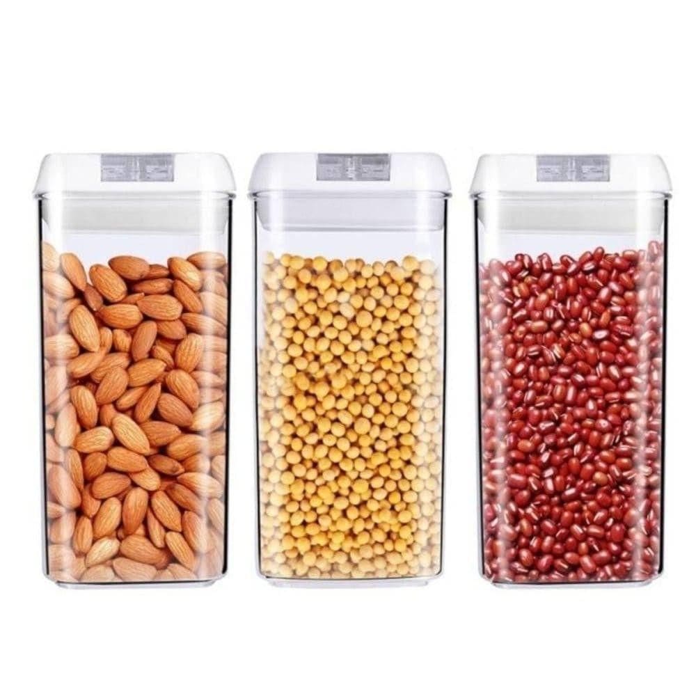 Kit 3 Potes Herméticos Multiuso 1200ml