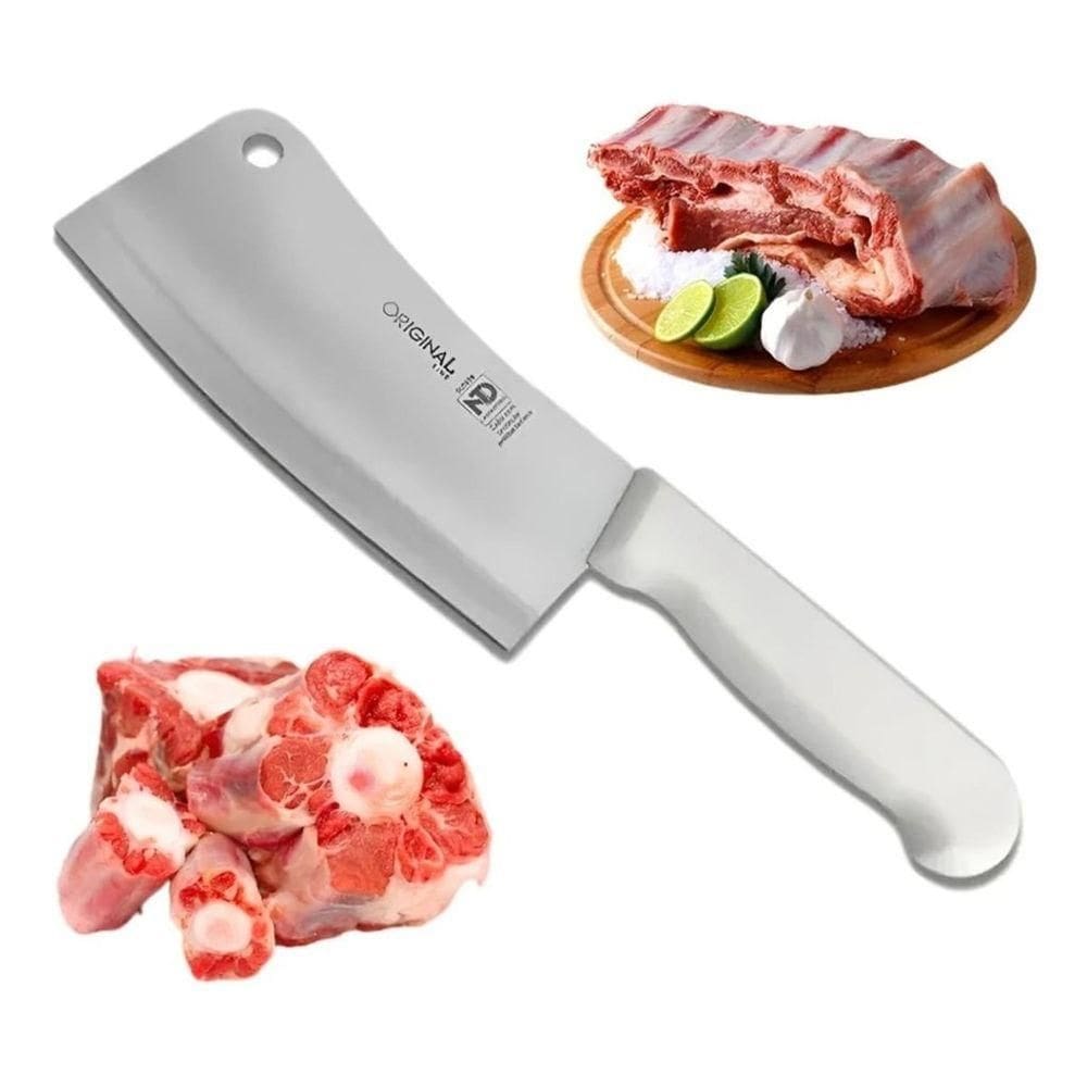 Cutelo Aço Inox Corte Preciso Carnes Legumes E Ossos 28cm