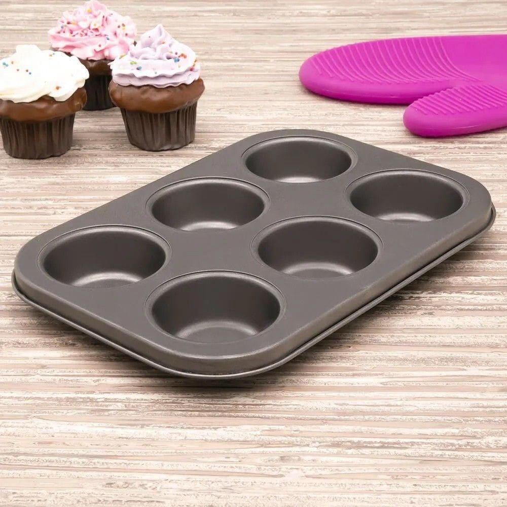 Forma Antiaderente Para Pão De Queijo - 6 Cavidades Para Delícias Práticas E Saborosas