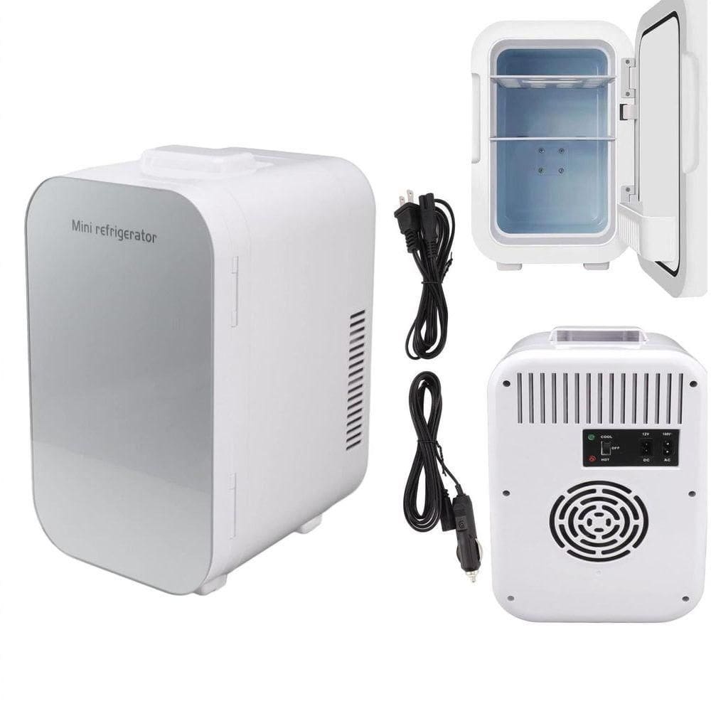 Mini Geladeira 12 Litros Refrigerador 2 Em 1 Portatil 12v 220v Frigobar 12l Carro Casa Barco Viagem Aquece Resfria Freez