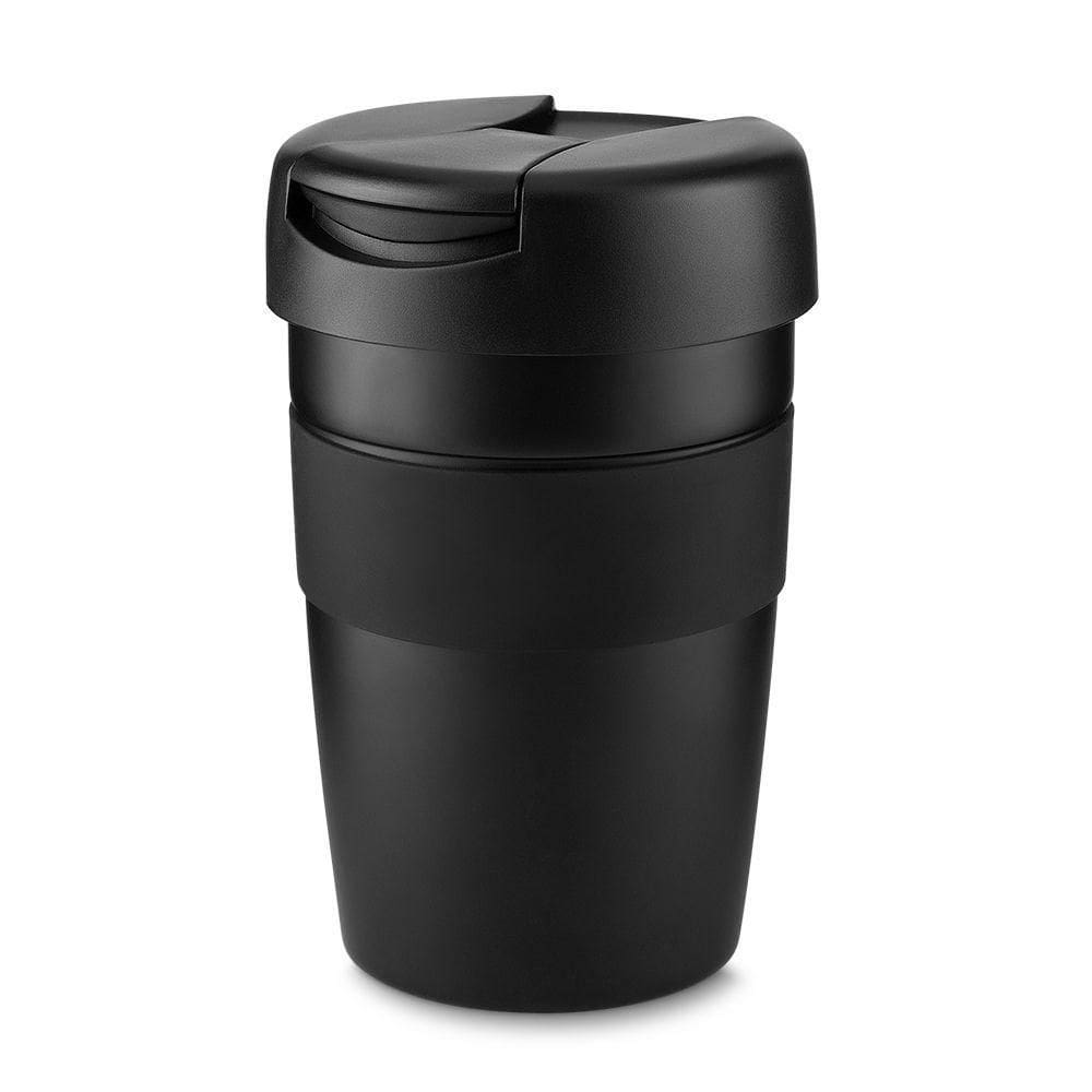 Copo Térmico Preto 400ml - Estilo Sofisticado E Praticidade Para Seu Dia A Dia