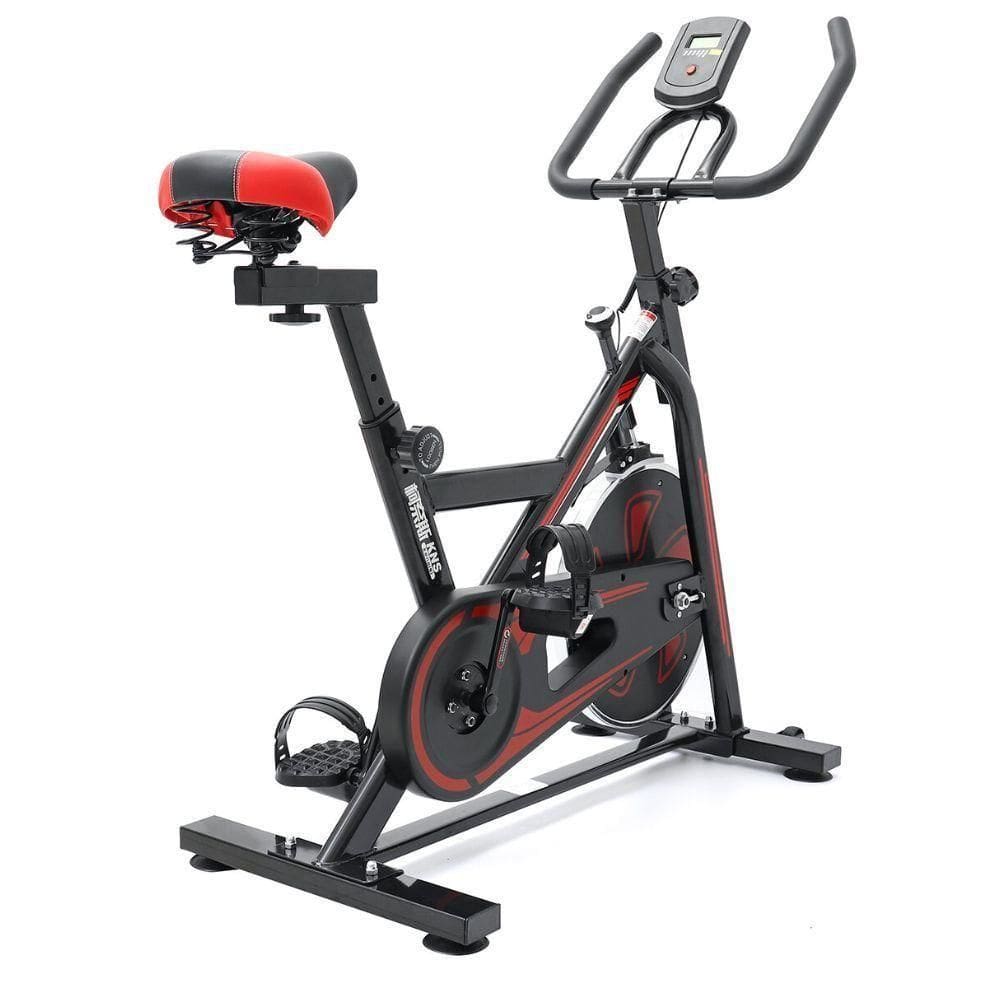 Bicicleta Spinning Bike Ergometrica Semi Profissional 120kg Ciclo Computador Digital Lcd Roda Inercia 13kg Fitness